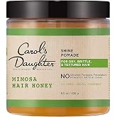 Carol'S Daughter Mimosa Hair Honey Shine Pomade Hairdress, 8 Fl Oz | Hair Pomade With Shea Butter &amp; Rosemary Oil Moisturizes Scalp, Conditions Hair, Controls Frizz &amp; Adds Shine.