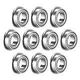 uxcell MF95zz Flanged Ball Bearing 5x9x3mm Double