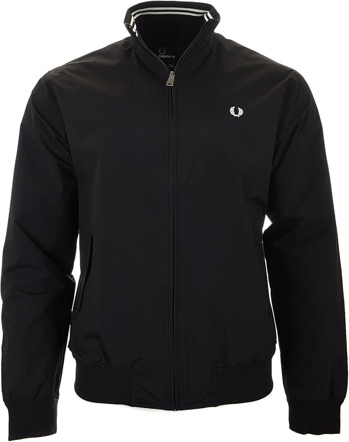 Fred Perry Brentham Jacket Black: Amazon.co.uk: Clothing