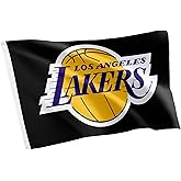 Desert Cactus Los Angeles Lakers Flag LA Lakers NBA National Basketball Association 100% Polyester Indoor Outdoor Banner 3x5 feet Basketball Team Merchandise (Flag L)