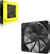 Corsair RS140 140mm PWM Fan Daisy-Chain Low-Noise Magnetic Dome Bearing Black view 5