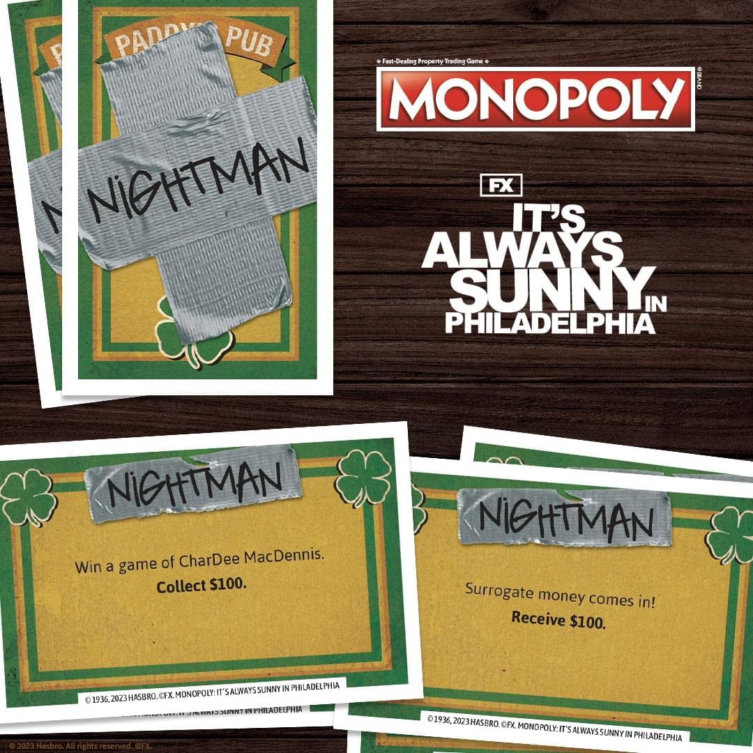 Monopoly It’s Always Sunny in Philadelphia | Officially Licensed Monopoly Board Game | Award Winning FX Sitcom