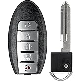 Vurkcy Key Fob Replacement for 2016 2017 2018 Nissan Altima Maxima Infiniti QX60 Q50/ 17 18 Q60 Car Keyless Entry Remote Control, KR5S180144014, 5 Btn