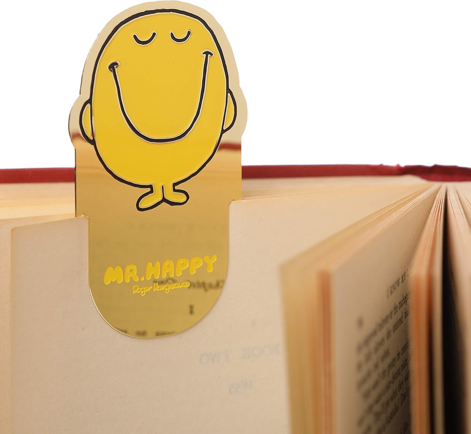 Bookmark (Metal) - Mr Men (Mr Happy), Gold - Image 4