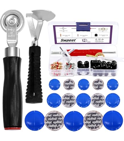 180PCS Tire Repair Plugs Mushroom Shape Kit For Cars Scooters And