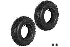 RUHUO 2 set of 200x50 (8"x2") Dirt Scooter Knobby Tire & Inner Tube Replacement For Pro RDS Dune Buggy Pneumatic Tyre