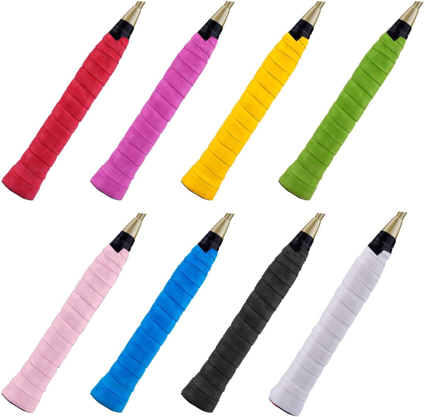 8 Pieces Tennis Badminton Racket Overgrip for Anti Slip and Absorbent Grip, Assorted Color : Sports & Outdoors