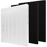 AP-1512HH Air Purifier Replacement Compatible with Coway Airmega AP-1512HH and Airmega 200M air Purifier, 1 True HEPA Filter and 2 Carbon Pre-Filters for Part No #3364899