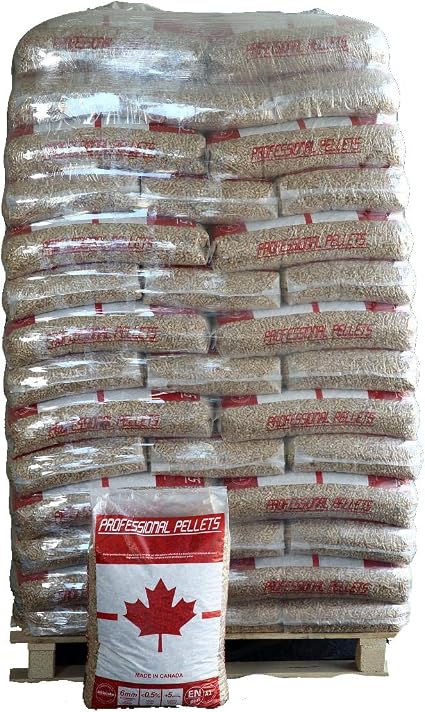 Pellet Di Legno Vergine Di Abete Professional Pellets Canadese Sacco Da - 9