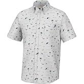 HUK Mens Kona Short Sleeve Shirt | Performance Button Down