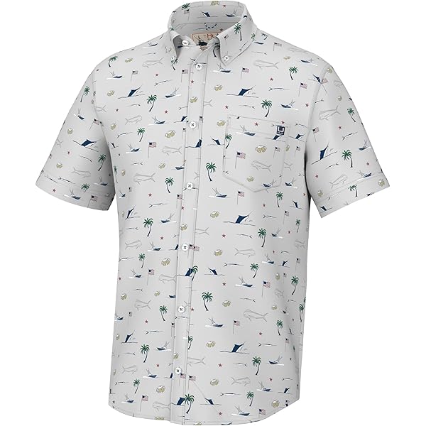 Chemise décontractée à boutons pour hommes avec poche, manches courtes, chemisier à col formel - Kcana Apparel