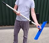Indoor Outdoors MegaMaxx Heavy Duty Concrete Rake - Adjustable Handle view 3