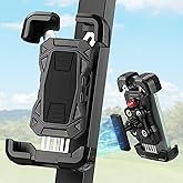 KEMIMOTO Golf Cart Phone Holder, Magnetic Tractor Phone Holder Mount Compatible with EZGO Club Car, Golf Cart Phone Caddy for iPhone/Galaxy/Google Pixel, 360° Rotatable with Vibration Dampening