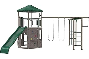 Lifetime Adventure Tower Deluxe Swing Set Playset