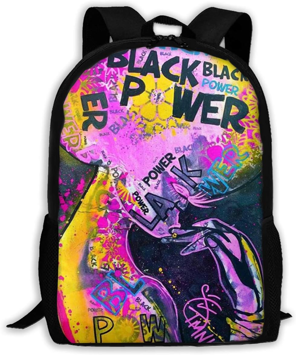 african american character backpacks
