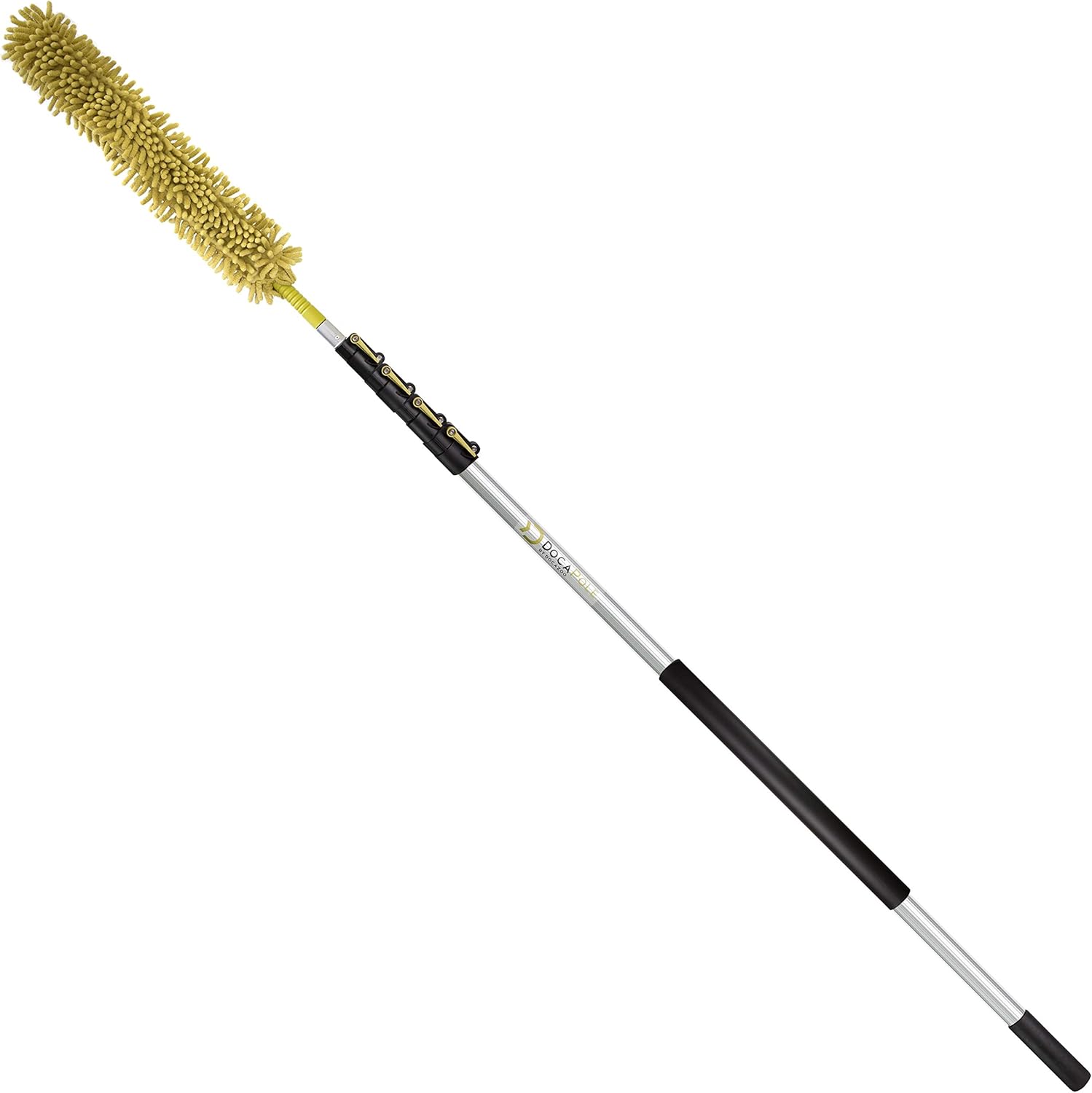 DocaPole 624 Foot (2m7m) Extension Pole + Microfiber Ceiling Fan Duster // High Ceiling