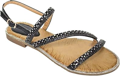 diamante strappy sandals