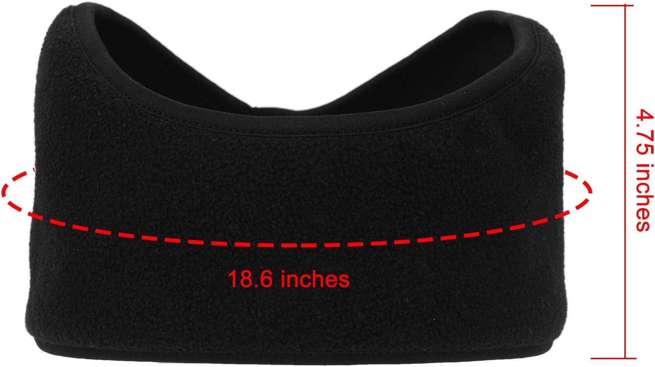 BBTO 3 Pieces Ear Warmer Headband Winter Headbands Fleece Headband for Women Men (Black, Gray, Navy) : Clothing