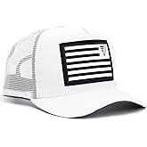 Urban Effort Snapback Trucker Hat | Breathable Mesh Baseball Cap for Men & Women Adjustable Fit American Flag Hat for Casual