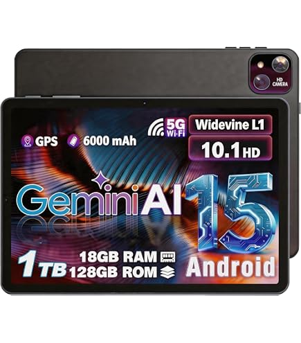 Amazon.com: Android 14 Tablet 10.1 inch Tablet, 128GB ROM+8(4+4