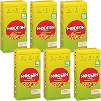 Modern Table Classic Cheddar Vegan Mac & Cheese, Complete Protein, 5.89 oz, 6 Count, Gluten Free, No Artificial…
