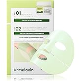 Dr.Melaxin CACTOX DE-PUFFING PORE TOX GEL MASK 4EA with Cactus Cooling Reduce Puffiness & Pore Tightening for Visible Pore Care Skin Repair