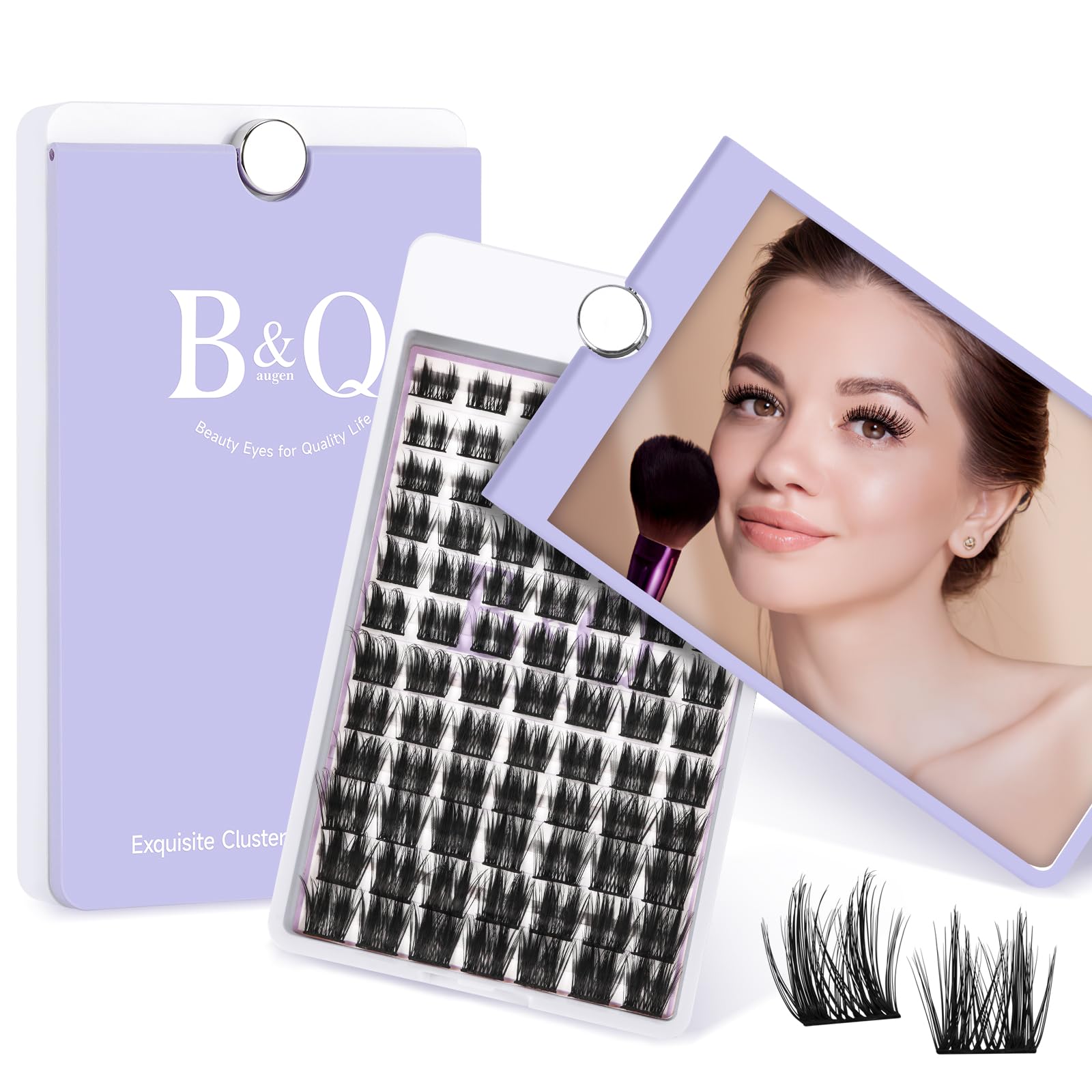 B&Q Lash Clusters D Curl 8-16MIX 84 PCS Eyelash