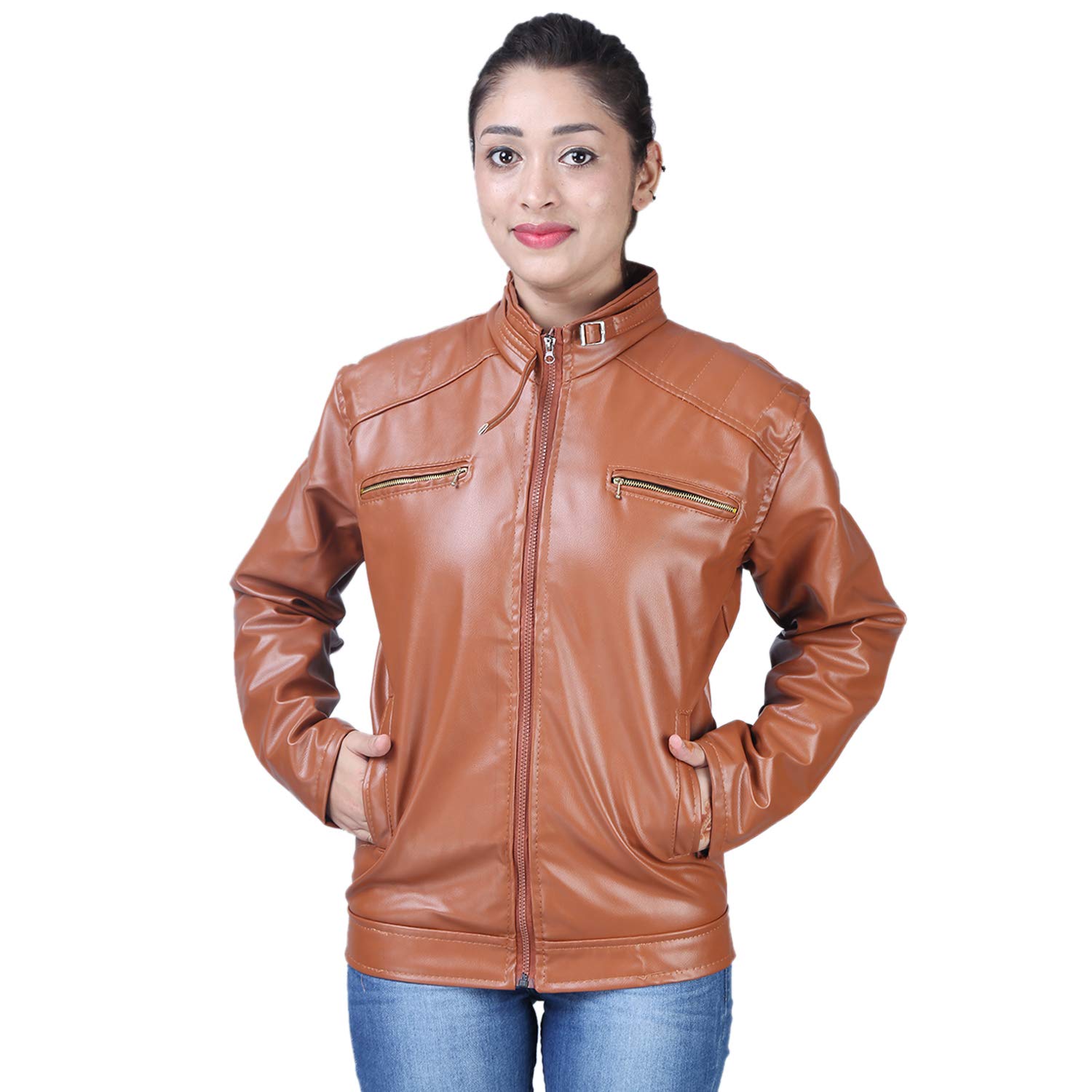 editlook women's sports jacket orange
