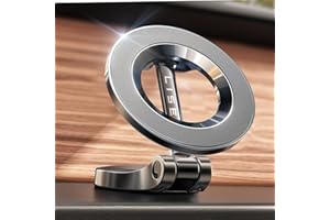 LISEN for MagSafe Car Mount, [24 Strong Magnet] 360° Rotation Magnetic Phone Holder Car Support Cellulaire Auto iPhone Car Ho