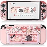 GeekShare Slim Protective Case Compatible with Switch 2 (2025), Anti-Scratche and Shock-Absorption Dockable Hard Shell for Switch 2 Game Console - Gothic Bunny