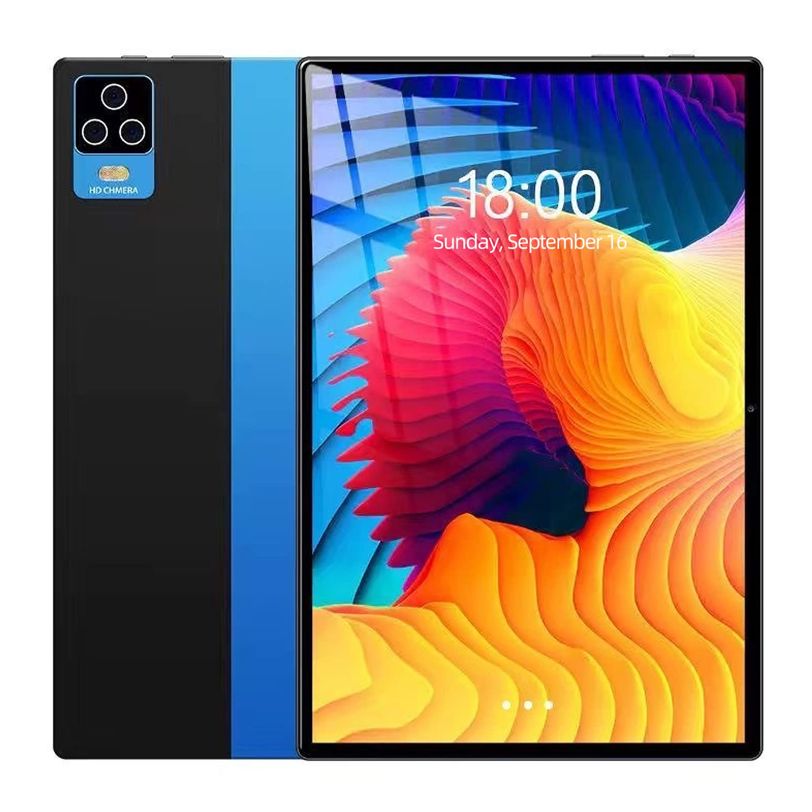 LNBEI 10.1 Inch Android Tablet - Wifi Tablet with 3 Cameras,1280x800 IPSs HD Display Reading Tablet,Octa-core Processor,32GB Storage,3GB RAM, Can Be Used for 5G,WIFI,Bluetooth and GPS (Blue)