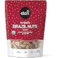 Elan Organic Raw Brazil Nuts, 185g, Whole Nuts, No Shell, Non-GMO, Vegan, Gluten-Free, Kosher, Healthy Snacks, (Package May V
