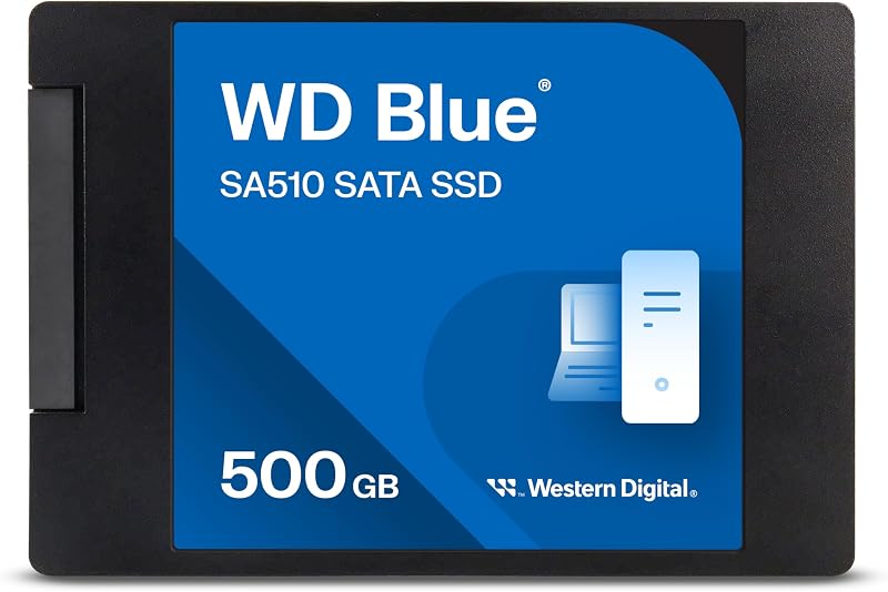 WD Blue SA510 500GB 2.5" SATA SSD Read 560MB/s Western Digital