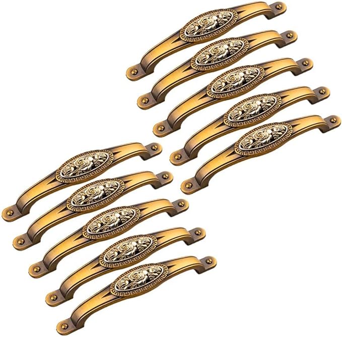 10 STK. Schranktürgriff Zinklegierung Schubladenzug Moderne Möbelknöpfe