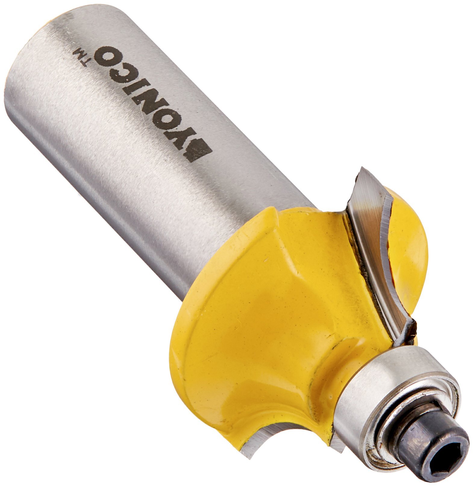 Yonico 13172 - Round Over Bead Edge Forming Router Bit, Radius: 1/4" - 1/2" Shank — image 1