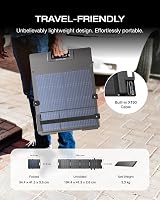 EF ECOFLOW 110W Portable Solar Panel Foldable Waterproof IP68 Chainable Power view 6