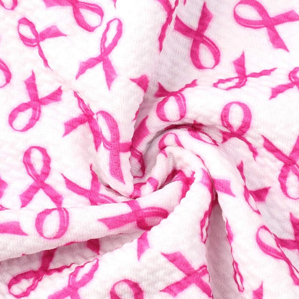 David Angie Breast Cancer Ribbon Printed Bullet Textured