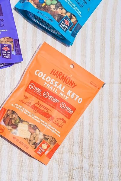 DIAMOND OF CALIFORNIA HARMONY COLOSSAL KETO TRAIL MIX WITH PEANUTS, ROASTED EDAMAME, DIAMOND OF CALIFORNIA HIMALAYAN PINK SALT WALNUTS, AND SONOMA CREAMERY PARMESAN CHEESE CRISPS, 10 OZ, 1 UNIT