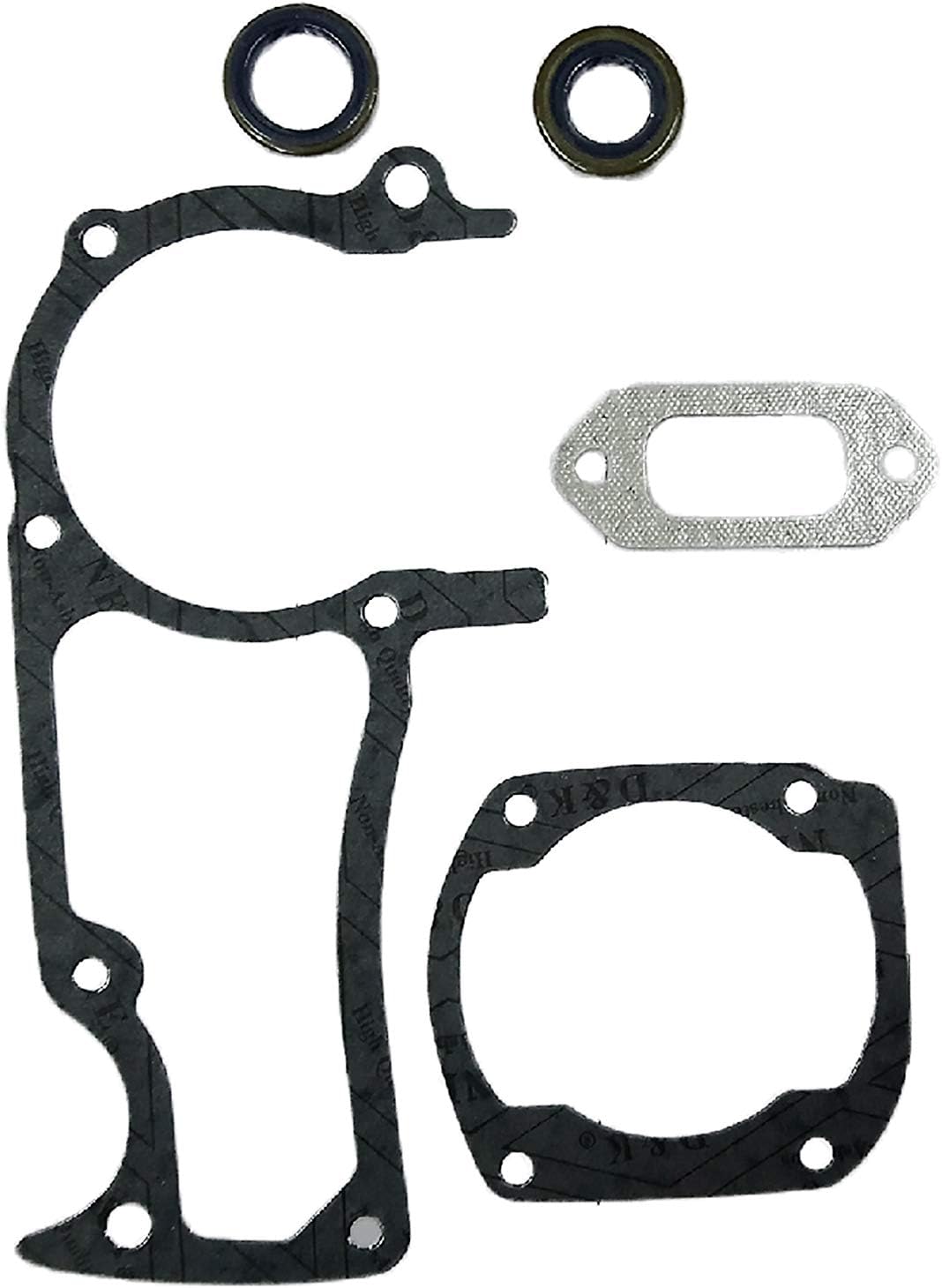 EngineRun Gasket Kit Oil Seals Set Compatible with Husqvarna 362 365 371 371XP 372 372XP Chainsaws OEM 503647201 503 64 72-01: Garden & Outdoor