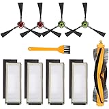 ECOVACS Accessory Kit for DEEBOT 901/900 Robotic Vacuum Cleaner - 4 Filter, 4