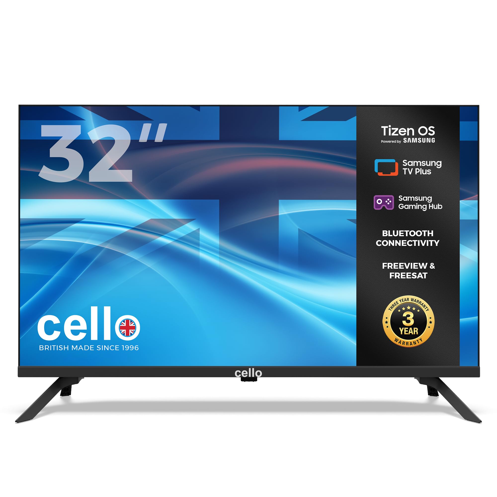 Cello C3225TZ Frameless 32 Inch HD Ready...