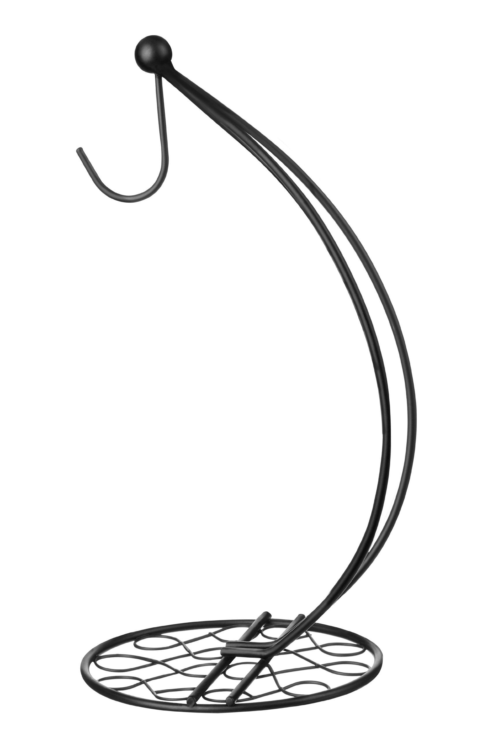 Premier Housewares Twist Banana Hanger - Black, H33 x W18 x D16cm