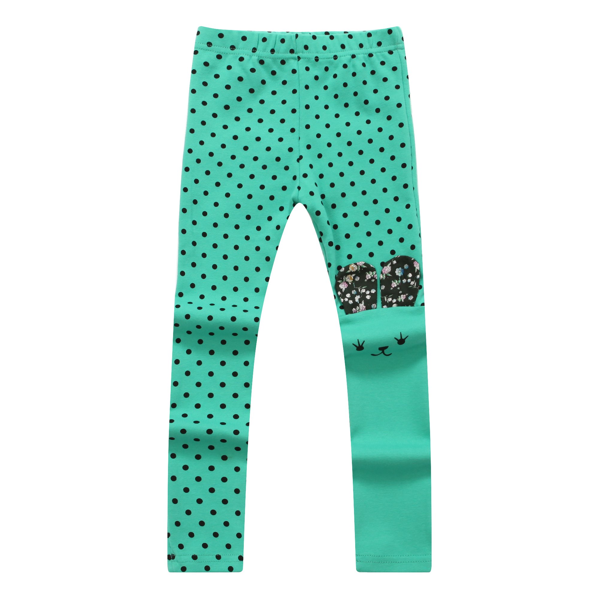 Richie House Girl\'s Asymmetric Happy Bunny Pants RH0155-A-2/3