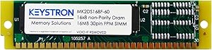 16MB 30pin Non-Parity SIMM RAM Memory 60ns for Apple, Macintosh, Musical Sampler, Old PC, Video Controller