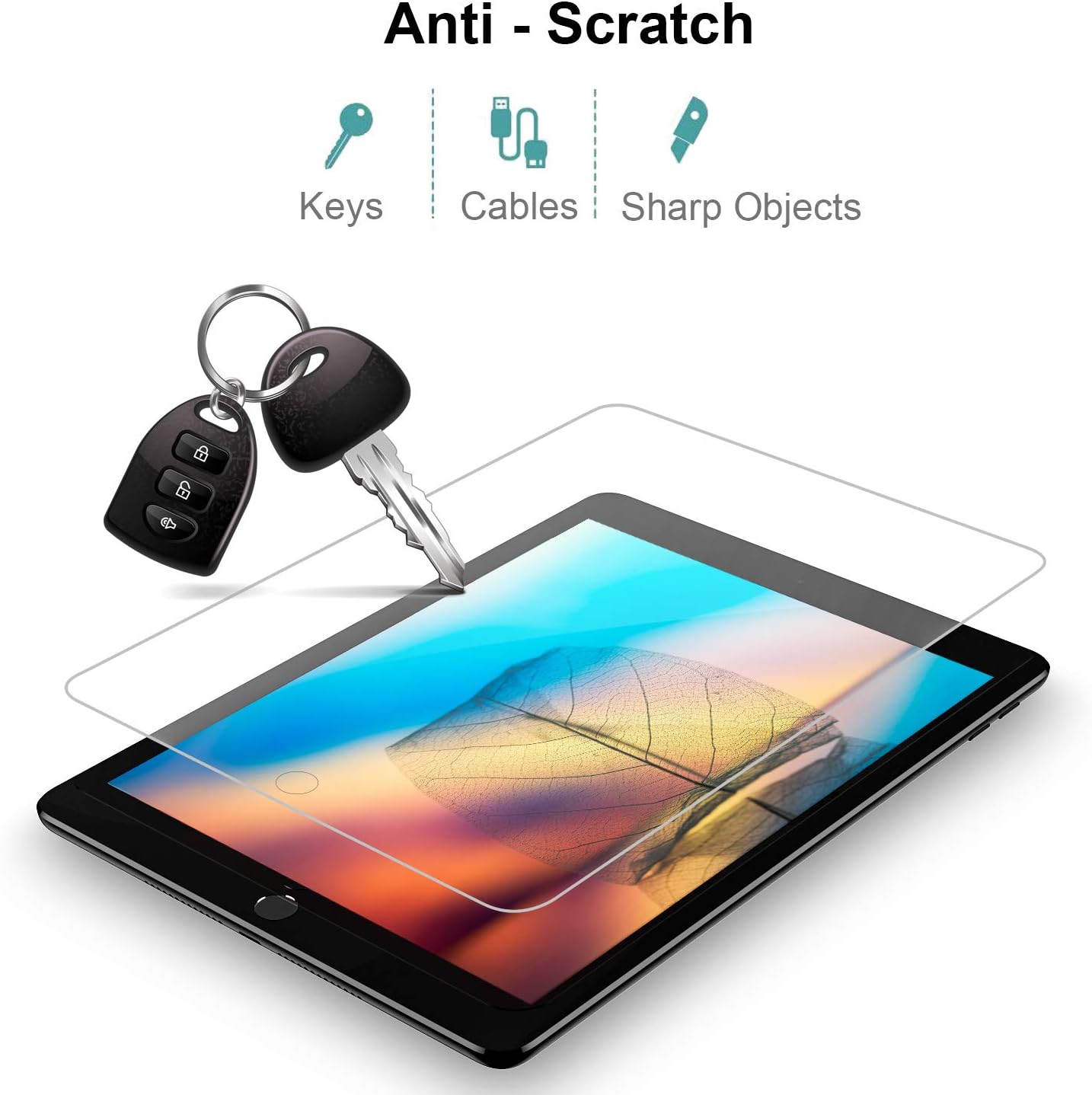 Gerutek [2 Pack Screen Protector for iPad 9.7 inch - Image 5