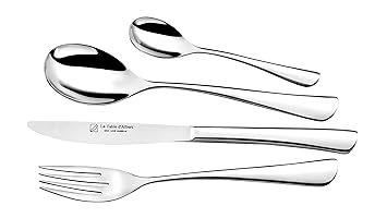 Deglon La Table dAlbert 819999 24 piezas Cubertería de acero inoxidable Elegance