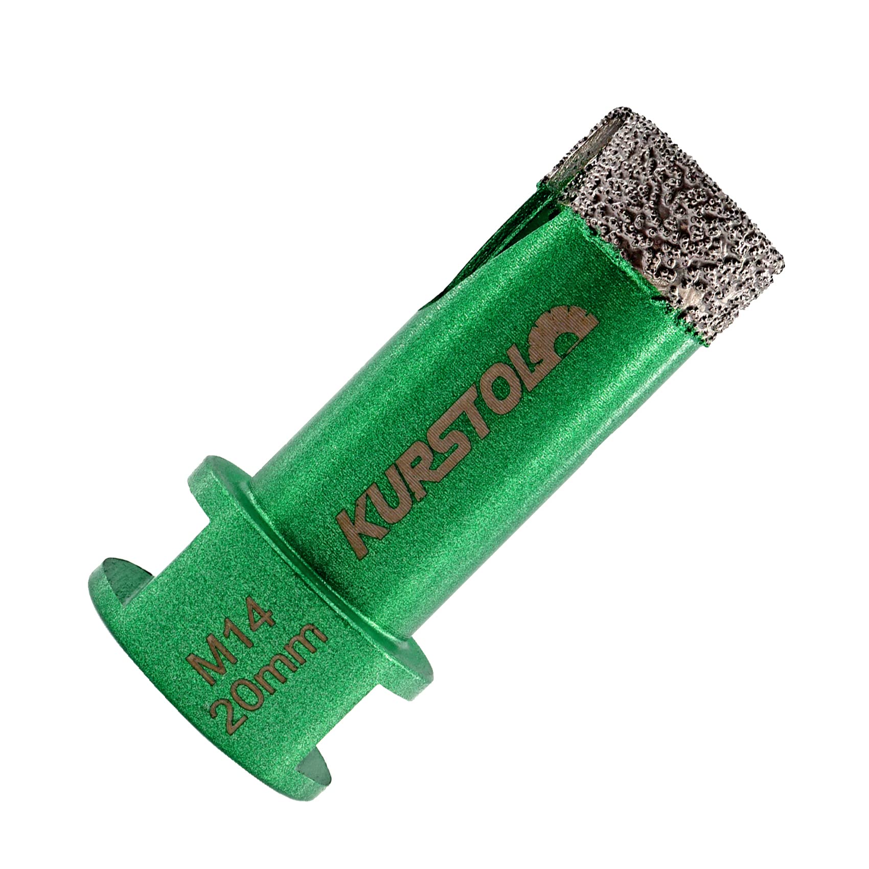 KURSTOL Diamond Core Drill Bits - 20mm with M14 thread Tile Hole Saws for Dry Drilling Porcelain Ceramic Tile Granite Marble Stone Vacuum Brazed Diamond Drill Bit