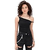 alice + olivia Women's Bianca Twist Off Shoulder Bodysuit