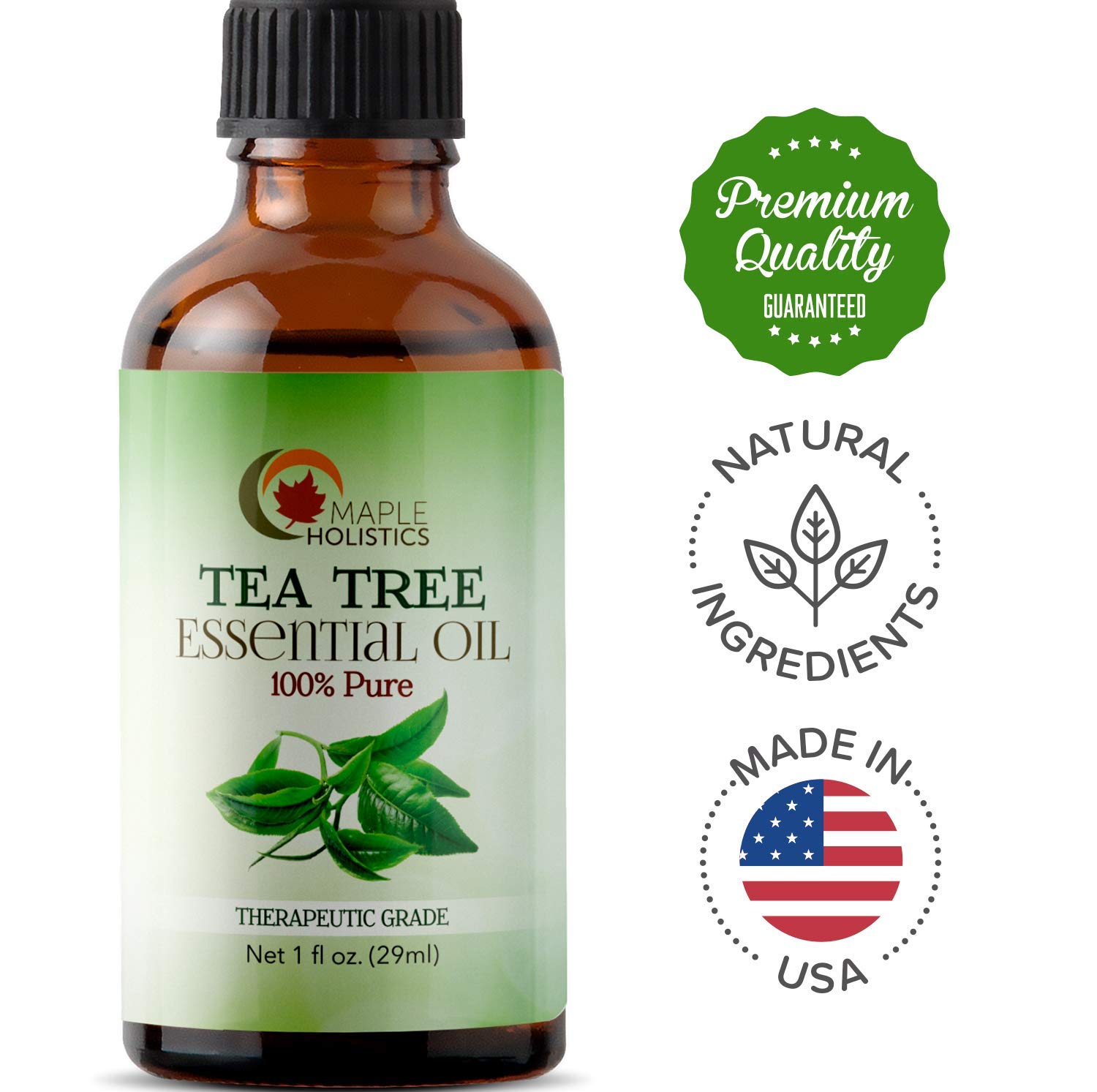 100 Pure Tea Tree Oil Natural Essential Oil with Antifungal