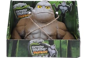 WAYFENGLI Super Stretchy Gorilla Fidget Toy, Squishy Monkey Squeeze Toy, Stress Relief and Sensory Toy for Kids and Adults, Fun Gift for Fidgeters, Ideal Gift for Kids (Brown)
